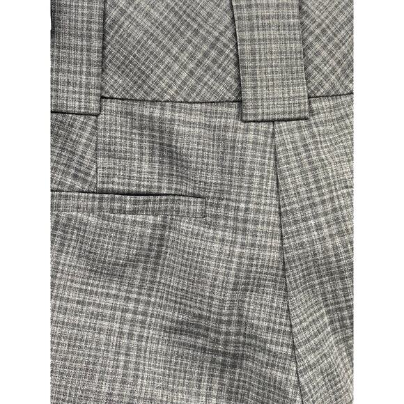 NEW YORK & COMPANY Women's Charcoal Gray Stretch Plaid Flare-Leg Pants SZ 4 - Picture 5 of 10